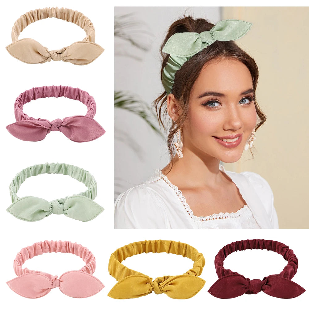 Vintage Boho Cross Knot Elastic Hairbands