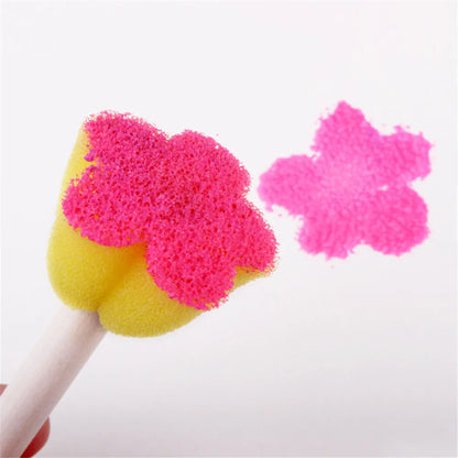 Toddler Sponge Stamp Brush Kit