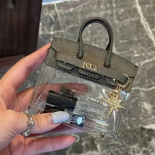 Mini Fashion Handbag - Creative Transparent Portable Organizer