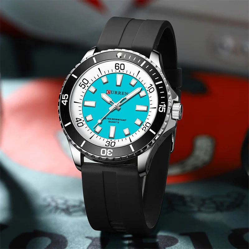 Curren Luxury Men's Quartz Watch: Sport Waterproof & Luminous