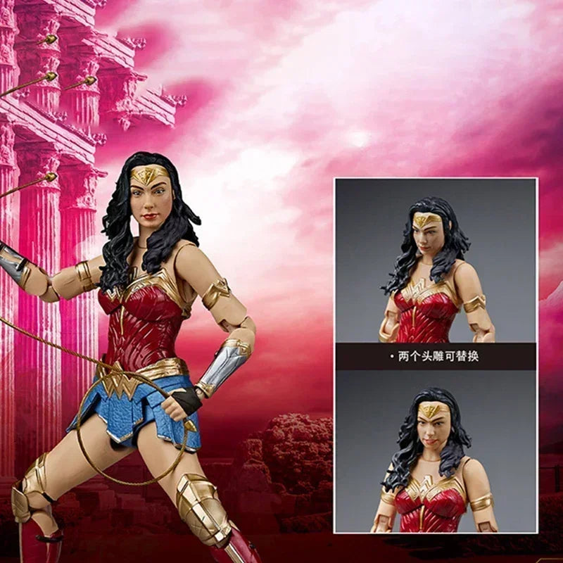 DC Wonder Woman Flash Action Figure | Removable Anime Model