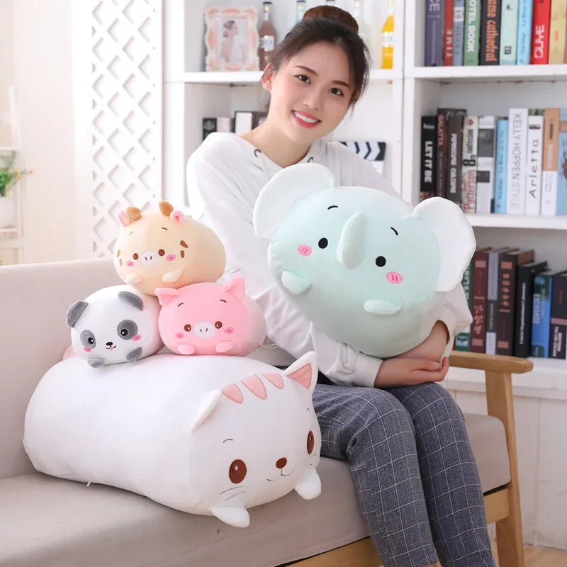 Soft Cartoon Animal Plush Pillows