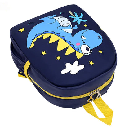 Cute Cartoon Dinosaur Kids Backpack | Waterproof Canvas Bag for Boys & Girls