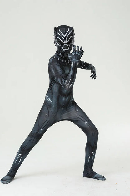 Anime Superhero Black Panther Costume