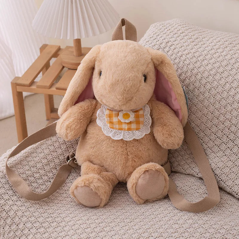 Bunny Plush Backpack | Soft & Fluffy Rabbit Bag for Girls