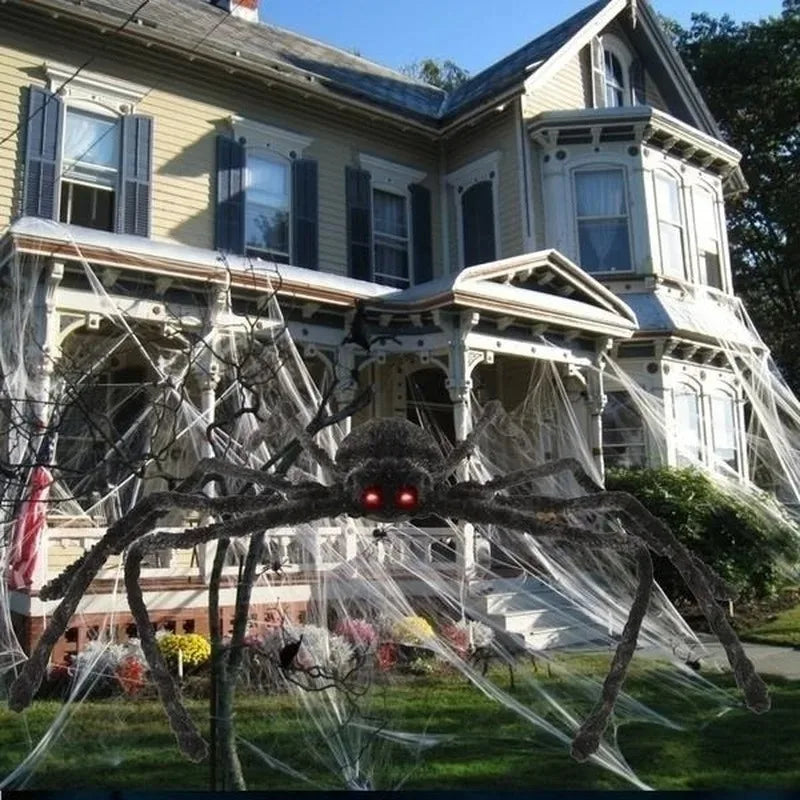 Giant Plush Spider for Halloween