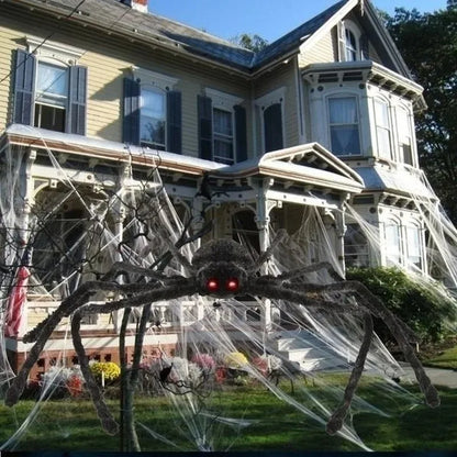 Giant Plush Spider for Halloween