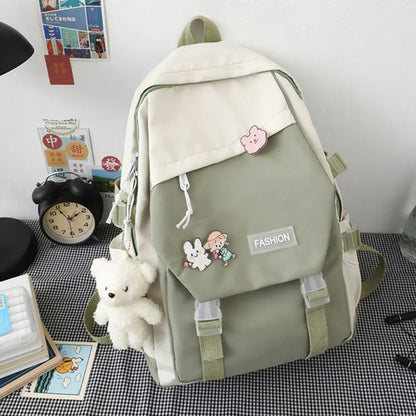 Nylon Book Bag | Multifunctional Waterproof College & School Rucksack