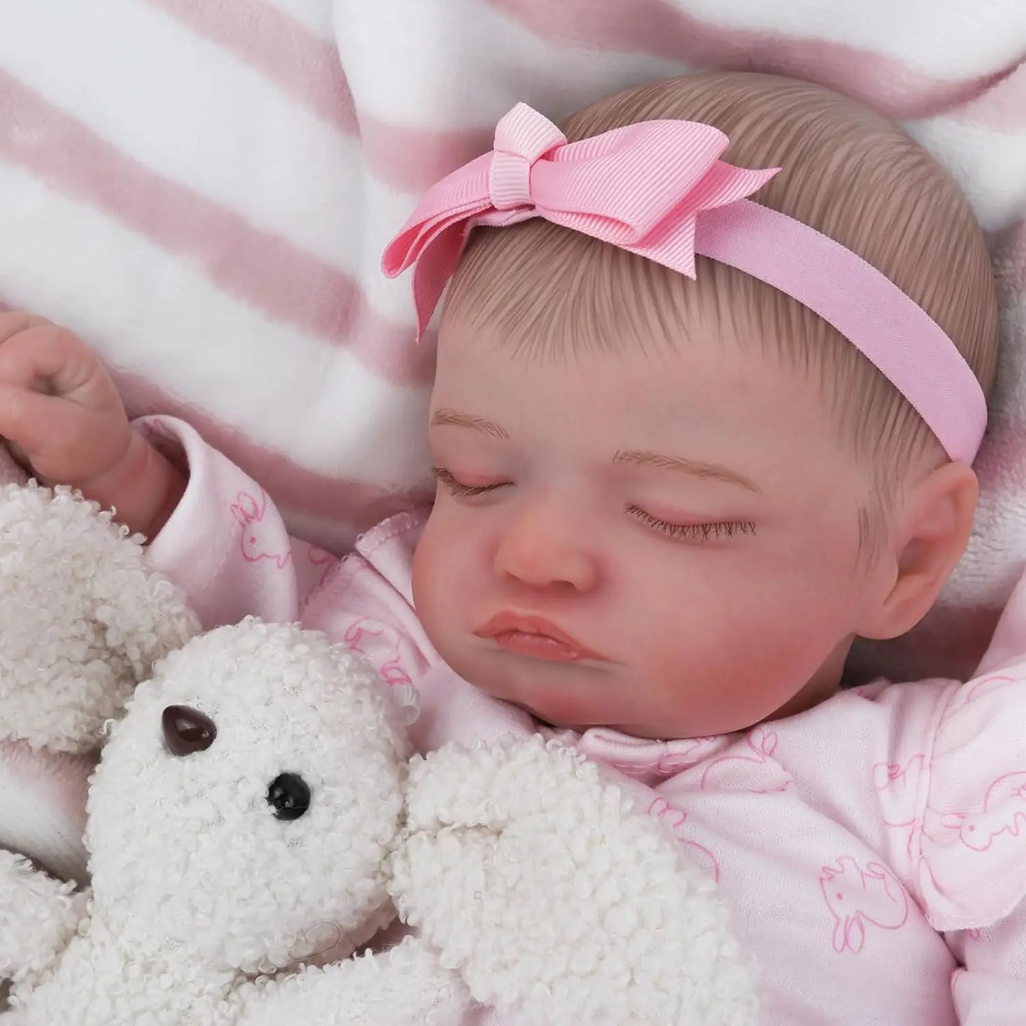 18-Inch Realistic Newborn Baby Doll with Real-Life Features