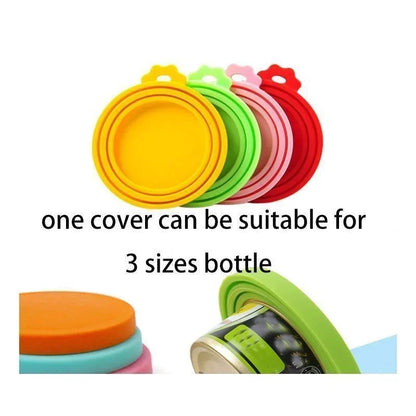 3-in-1 Silicone Pet Food Can Cover