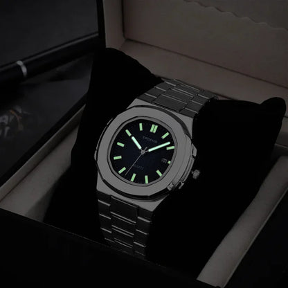 Luminous Waterproof Men's Quartz Watch - Simple Sports Business Clock