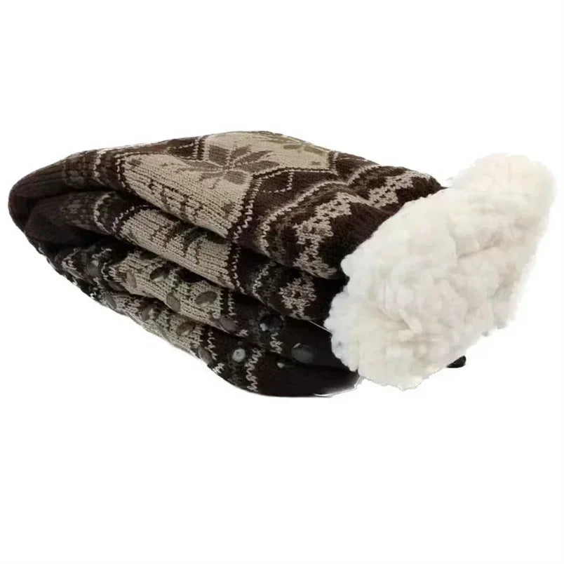 Non Slip Floor Fuzzy Fleece Sock