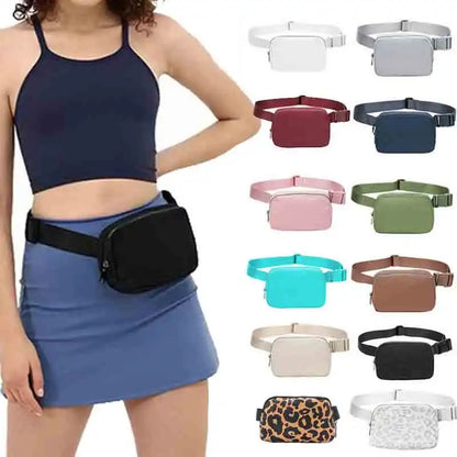 Waist Bag - Zipper Fanny Pack, Crossbody Shoulder Bag for Travel