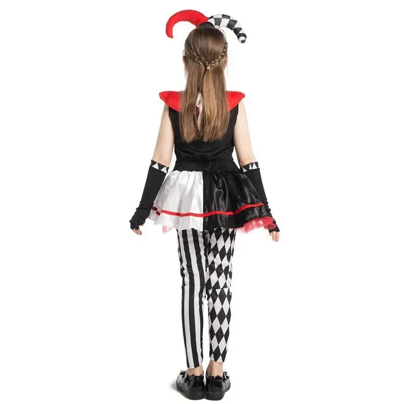 Sydanne Kids Clown Skirt Dress Set