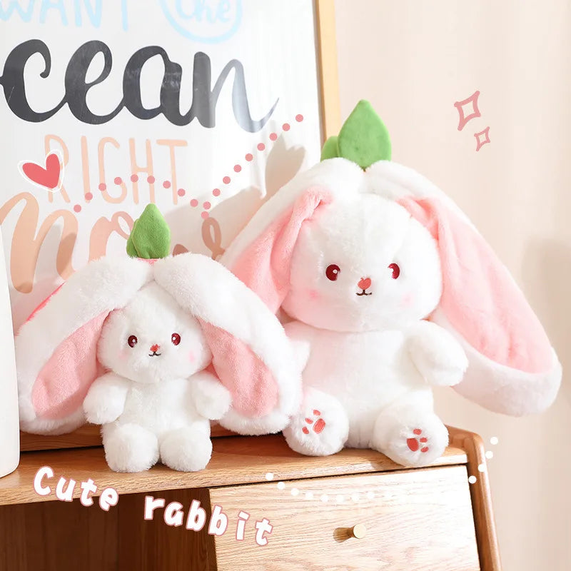 Cosplay Strawberry Carrot Rabbit Plush Toy