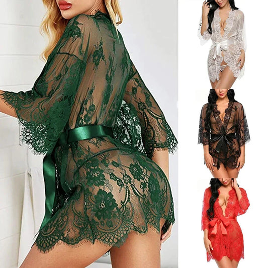 Transparent Sleepwear Nightdress for Women