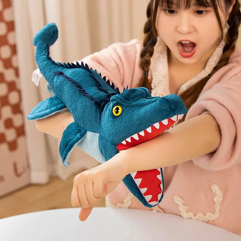 Stuffed Dinosaur Finger Puppets – Kawaii T-Rex Plush Toy