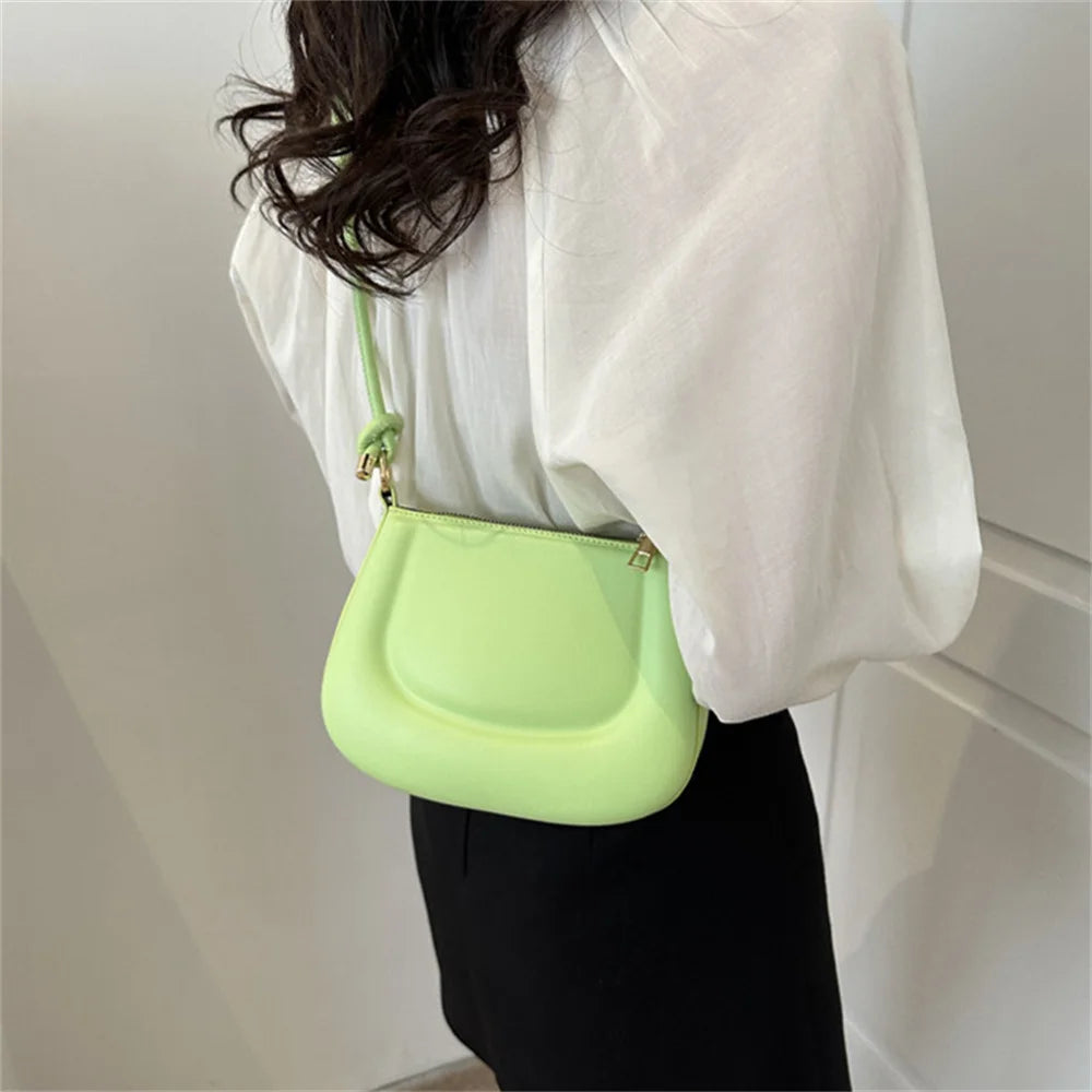 Soft PU Ladies Leather Crossbody Bag