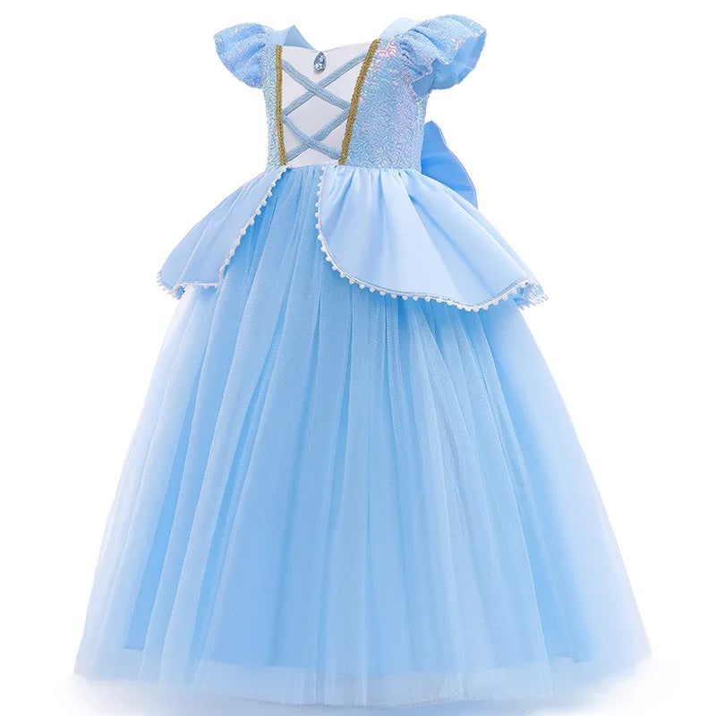 Cinderella Cosplay Costume for Kids | Sequined