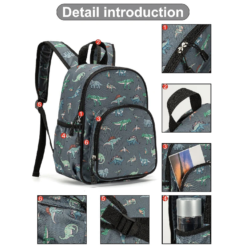 32CM Minimalist Children's Backpack | Durable Oxford Cloth