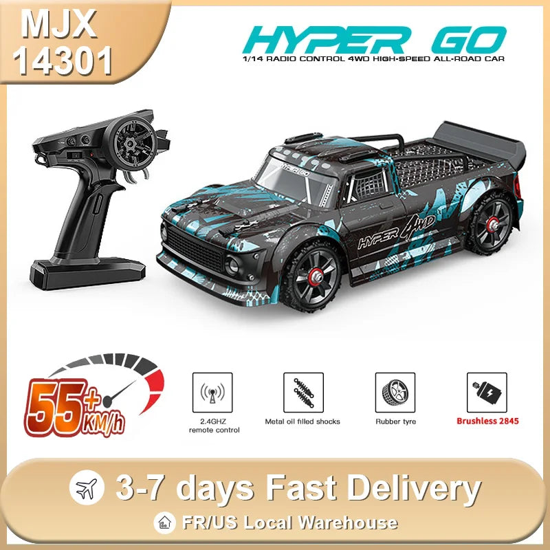 MJX 14301 V2.0 Hyper Go Racing Car - 55km/h 4WD RC Drift