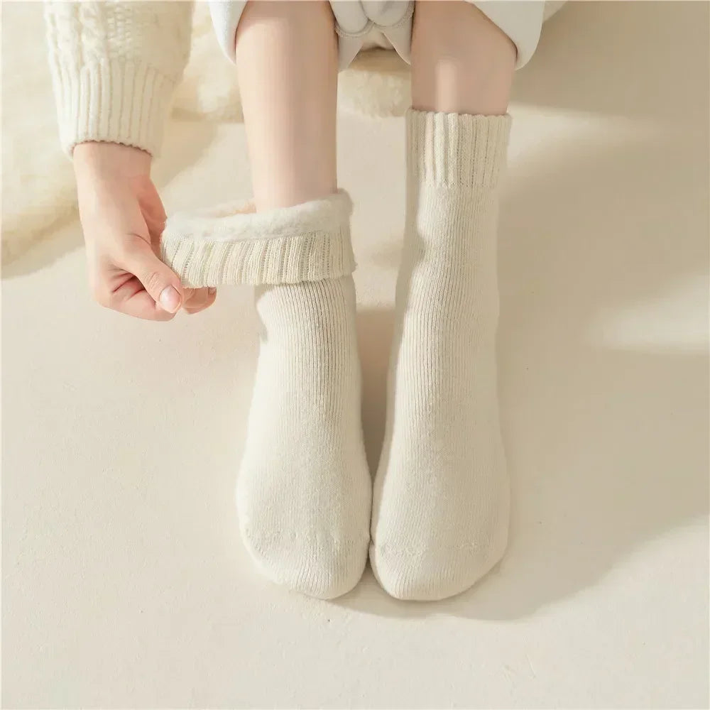 3 Pairs Women's Wool Winter Warm Snow Socks