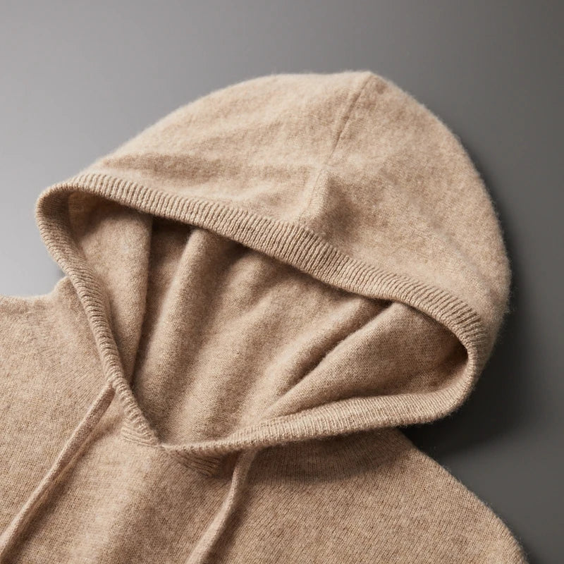 Men's Merino Wool One-Piece Hoodie