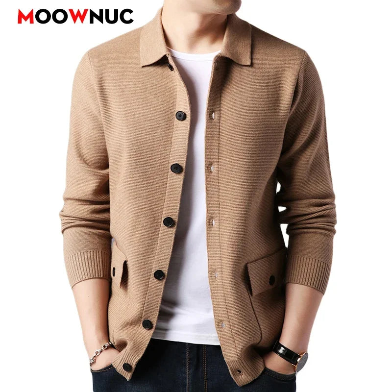 Men's Casual Knit Cardigan – Spring & Autumn Streetwear Sweater