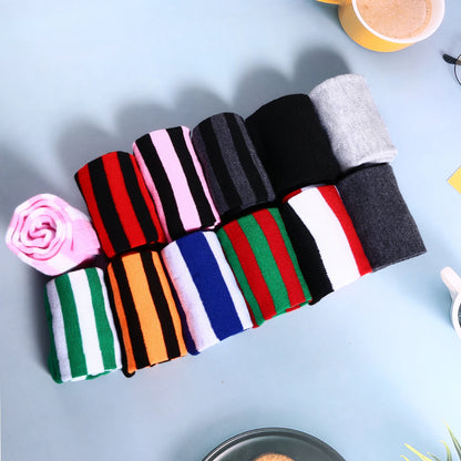 Women's Long Socks Fingerless Gloves Set