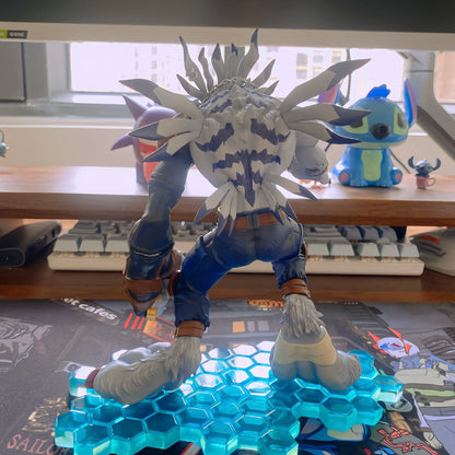 Digimon Garurumon Anime Figure PVC Model Statue Collectible