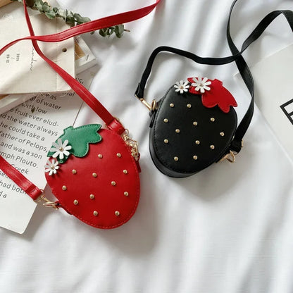 Kids' Strawberry Single Shoulder Bag