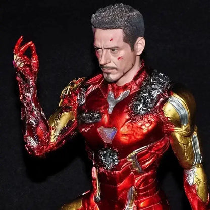 Avengers Endgame Iron Man Figure - Kneeling Statue Model