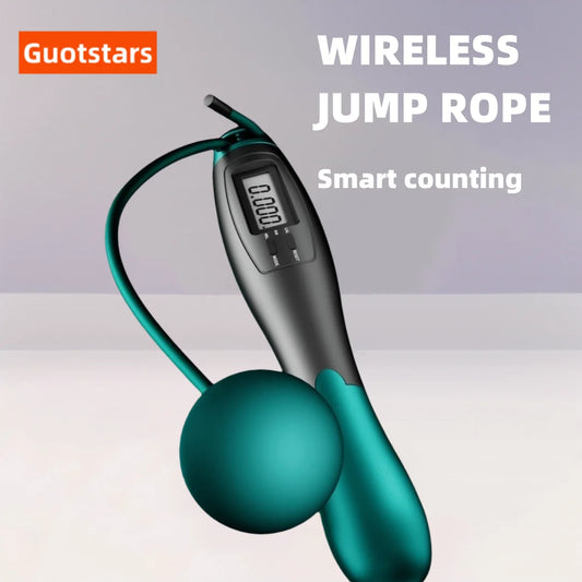 Guoftstars Counting Jump Rope – Adjustable Cordless Skipping Rope for Fitness