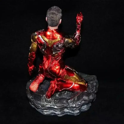 Avengers Endgame Iron Man Figure - Kneeling Statue Model