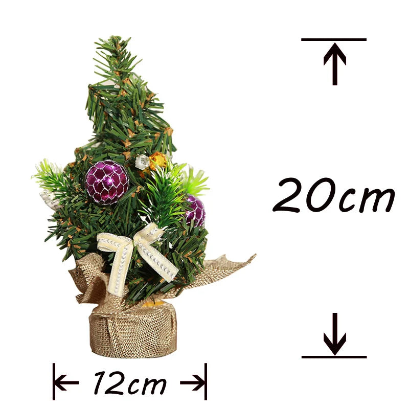 Small & Exquisite Green Christmas Tree Bow Decoration