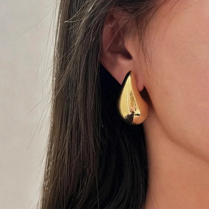 Fashionable Water Drop Stud Earrings