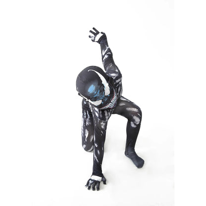 Kids Venom Cosplay Costume Jumpsuit