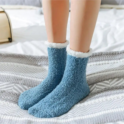 Women Fuzzy Socks (5pairs) Series 2