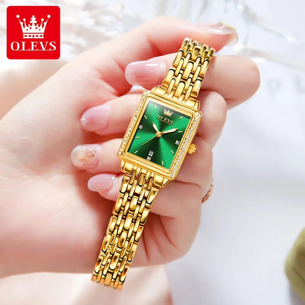 OLEVS 9995 Elegant Quartz Ladies Wristwatch - Luxury Waterproof