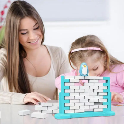 Two-Person Wall Building Game – Parent-Child Interactive Fun