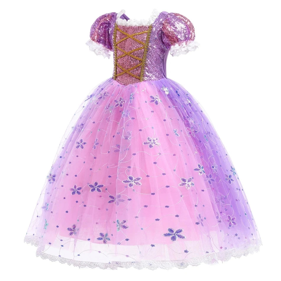 Rapunzel Princess Dress for Girls