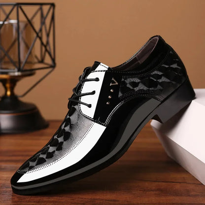 Men's Business Dress Shoes – Versatile Leather Loafers for Weddings