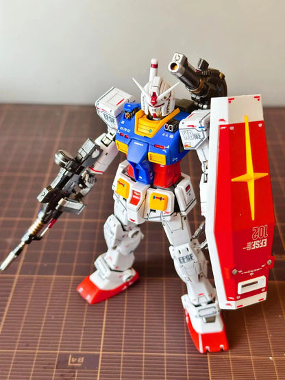 HG 1/144 RX-78-2 Casval's Color Model Kit Robot Toy Gift