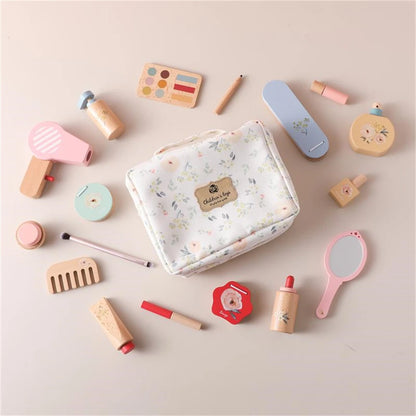 Wooden Pretend Play Makeup Set for Girls