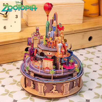 Disney Zootopia Octopus 3D Wooden Puzzle