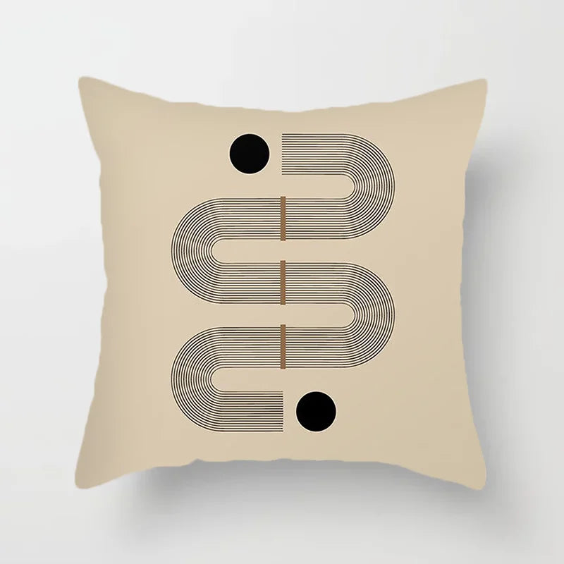 Modern Art Abstract Pattern Cushion Covers – Creative Line Pillowcases