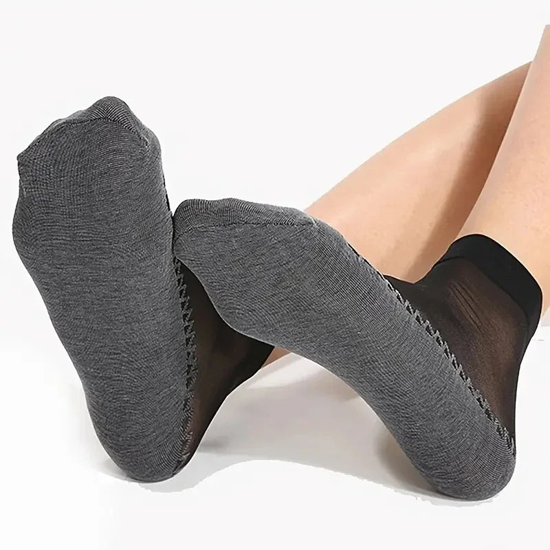 Non-Slip Mesh Silk Velvet Lace Ankle Socks