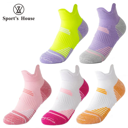 Sweat breathable non-slip short sports socks