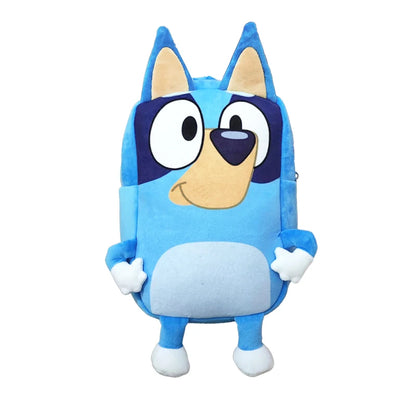 Bingo & Bluey Plush Backpack | Family Cosplay Kindergarten Cartoon School Bag