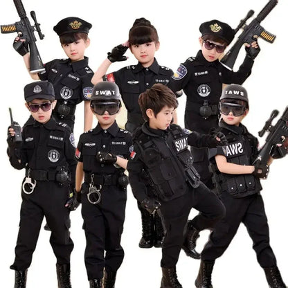 Children's Police Cosplay Costume - Special Policeman Uniform